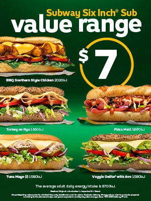 Six inch sub value range
