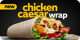 New Chicken Caesar Wrap
