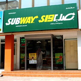 Subway restaurant