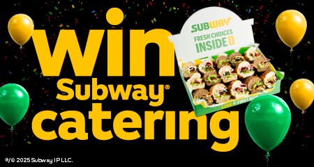 Win Subway® catering