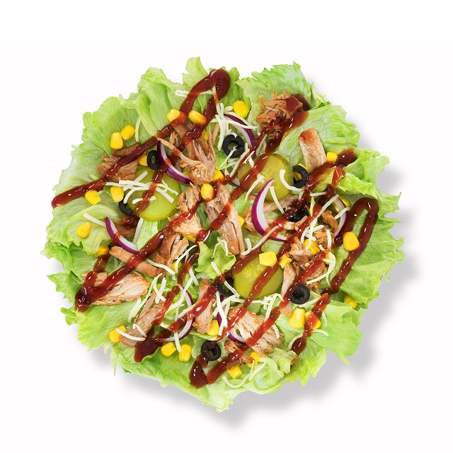 BBQ Pulled Pork Salad