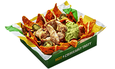 Nachos Loaded with Chicken Strips