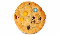 Chocolate Chip Rainbow Cookie