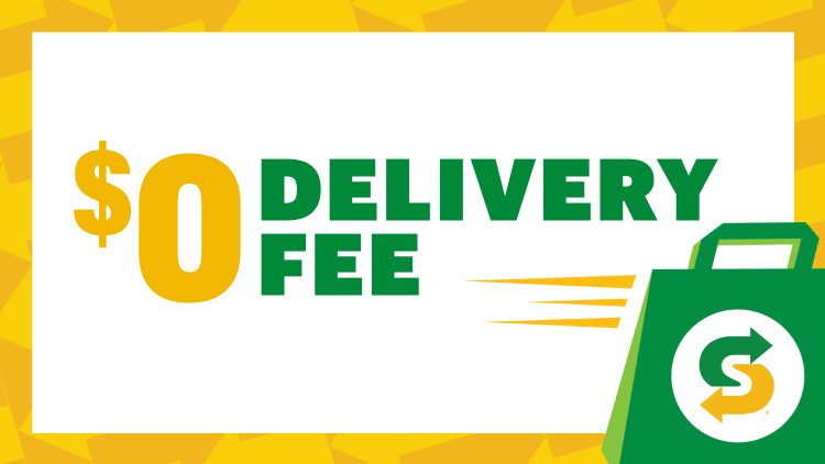 $0 delivery fee. 