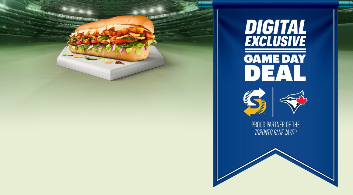 25% off any Footlong Sub on regular season Game Days*. 
