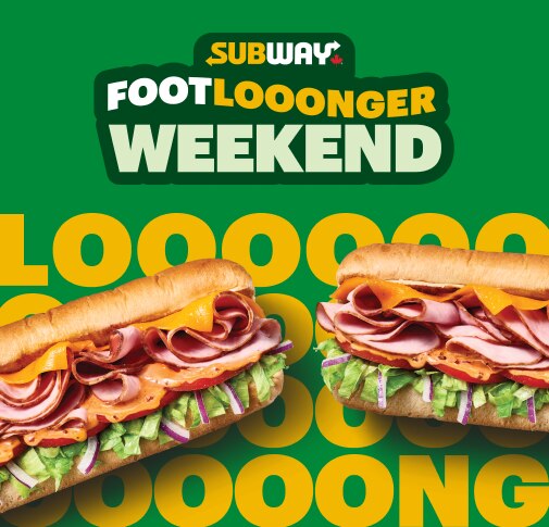 Buy Any Footlong, Get a Second for 50% Off