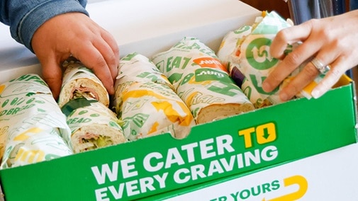 Easy catering for parties from Subway®