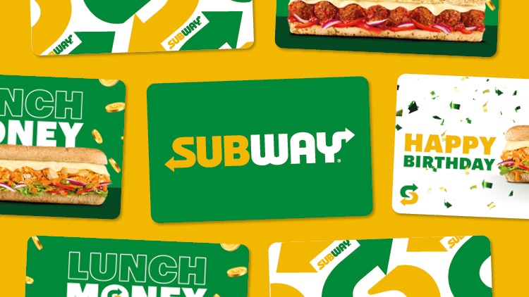 Subway® Gift Cards