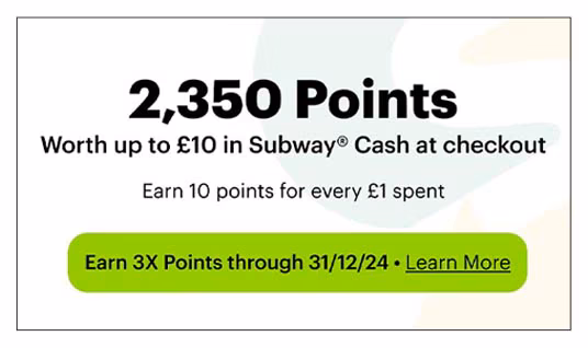 All-new Subway Rewards®