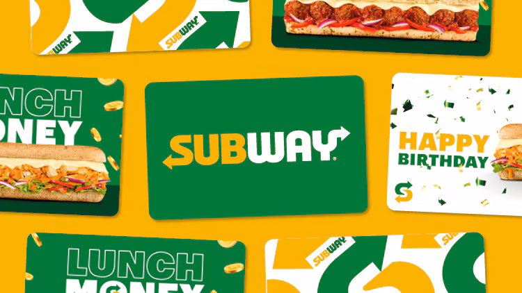 Subway® Gift Cards