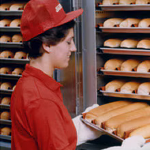 Freshly baked bread is introduced.
