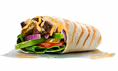 Chipotle Steak Melt Grilled Wrap