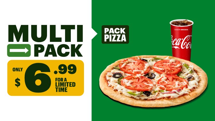 Pizza and Fountain drink​