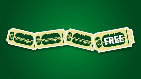 4 tickets with the last one on the right marked "FREE"