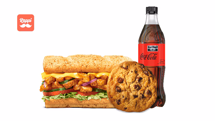 Sub, Drink, Cookie and Pappi