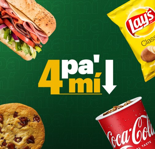 Sub 6inch with drink, cookie and chips​