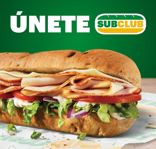 Sub de pavo y logotipo de Sub Club.