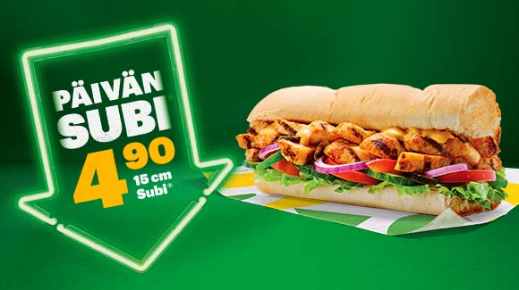 Päivän Subit® vain 4,90 €