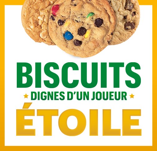 Biscuit digne d’un joueur étoile 