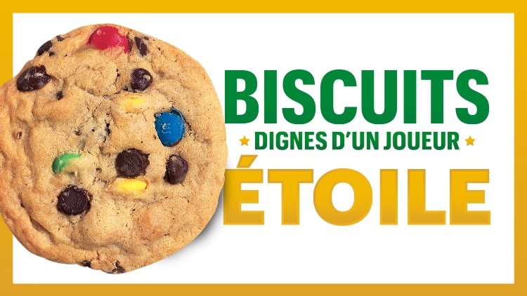 Biscuits dignes d’un joueur étoile