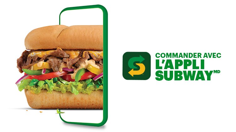 ORDER WITH THE SUBWAY® APP
