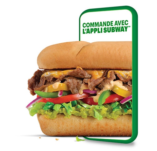 Delivery now available on the Subway® App.