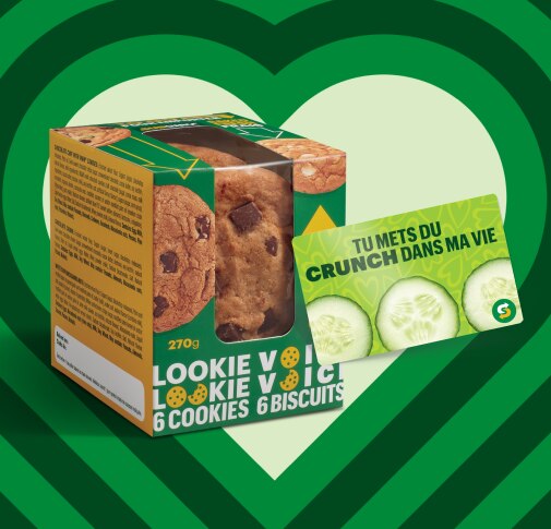 Carte-cadeau de 25 $ avec gâterie.