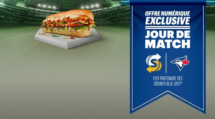 25% off any Footlong Sub on regular season Game Days*.