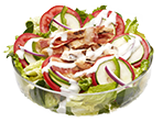 Subway Chicken & Bacon Ranch Melt Salad