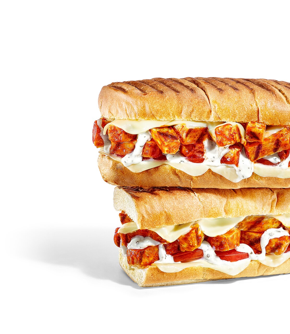 Calories in Subway Buffalo Chicken  (with Grilled Chicken) six inch Fresh Melt