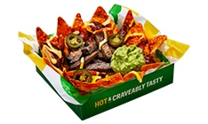 Flamin' Hot Nachos Loaded with Steak