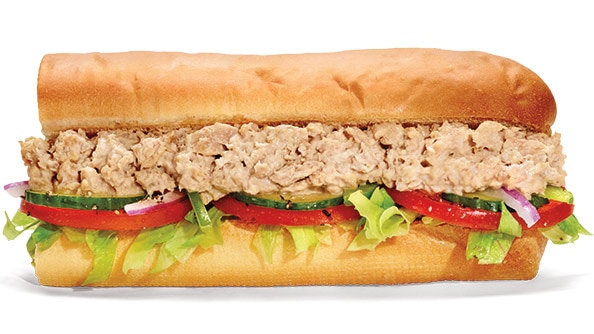 Subway Sandwich Formula Chart