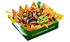 Nachos Loaded with Steak