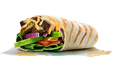 Chipotle Steak Melt Grilled Wrap
