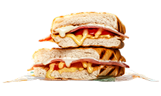 Ham, Cheese and Tomato Toastie