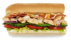 Subway Sandwich Formula Chart