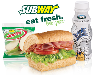 Subway Sandwich Formula Chart 2017