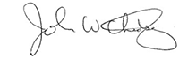 John Chidsey signature